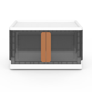 Boîtes de rangement empilables 72L - lot de 2