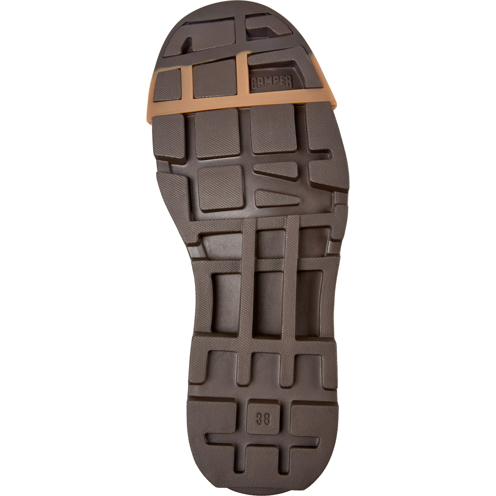 Zapatos de cordones - CAMPER Junction - Marron - Cuero liso