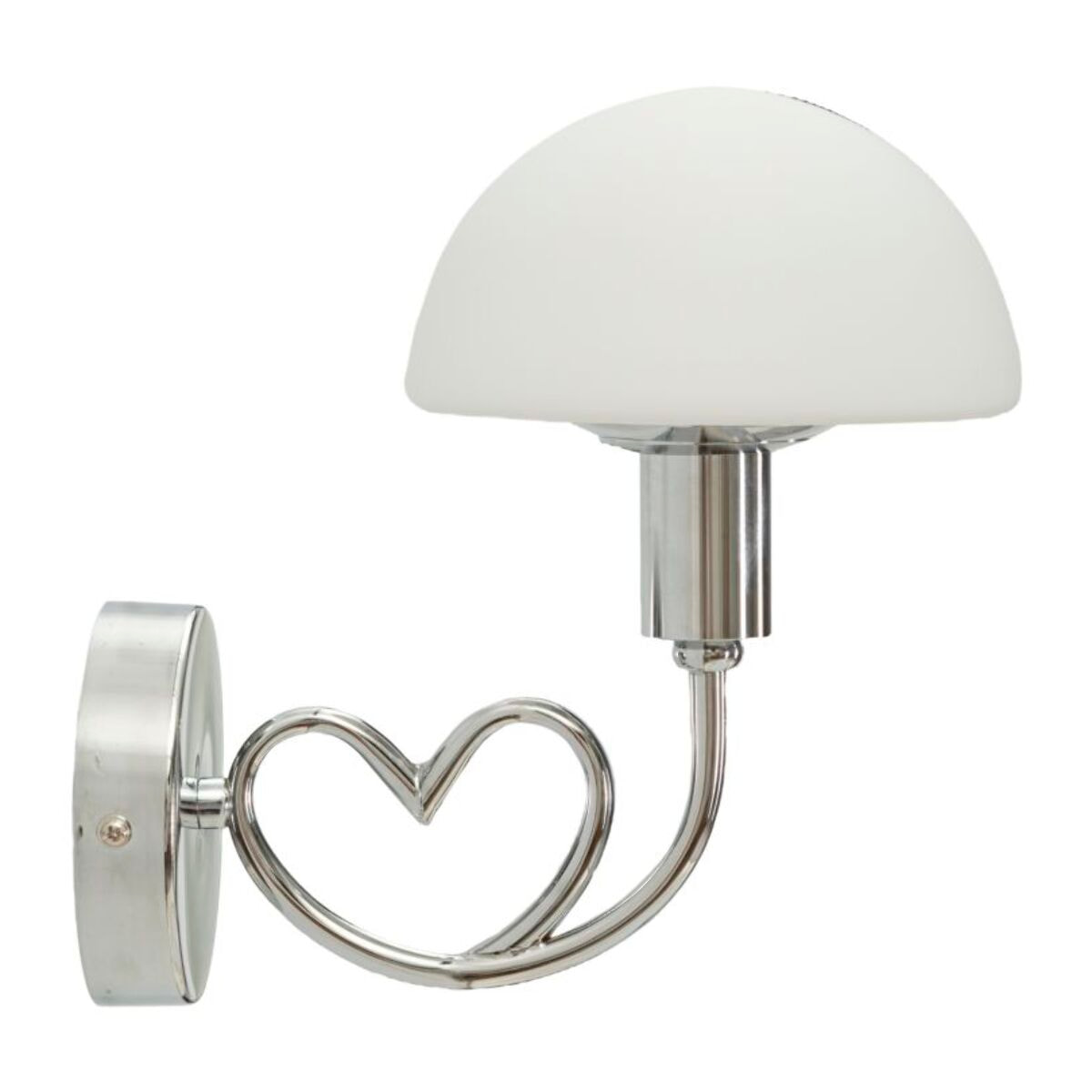 LAMPADA DA MURO LOVY SILVER CM 23X15X22