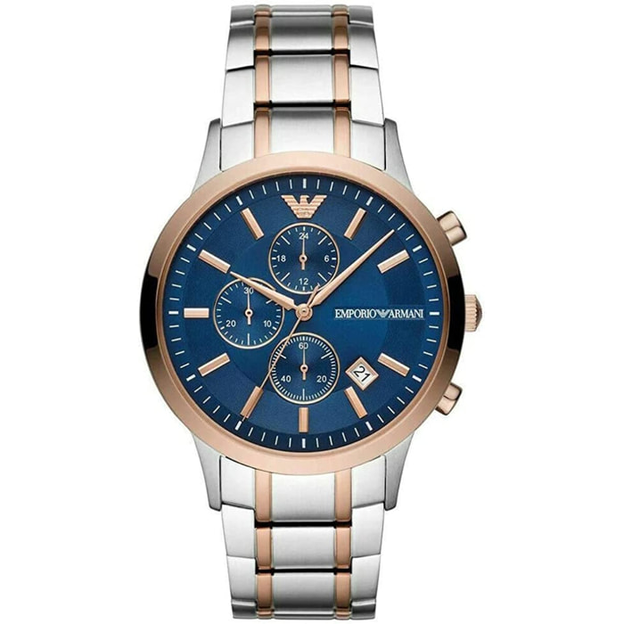 Reloj Armani AR80025 Hombre Analogico Cuarzo con Correa de Acero inoxidable