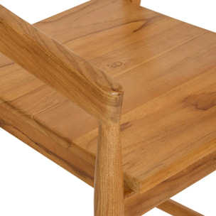 Lot de 2 tabourets de bar Miyako marron 56x55,5cm
