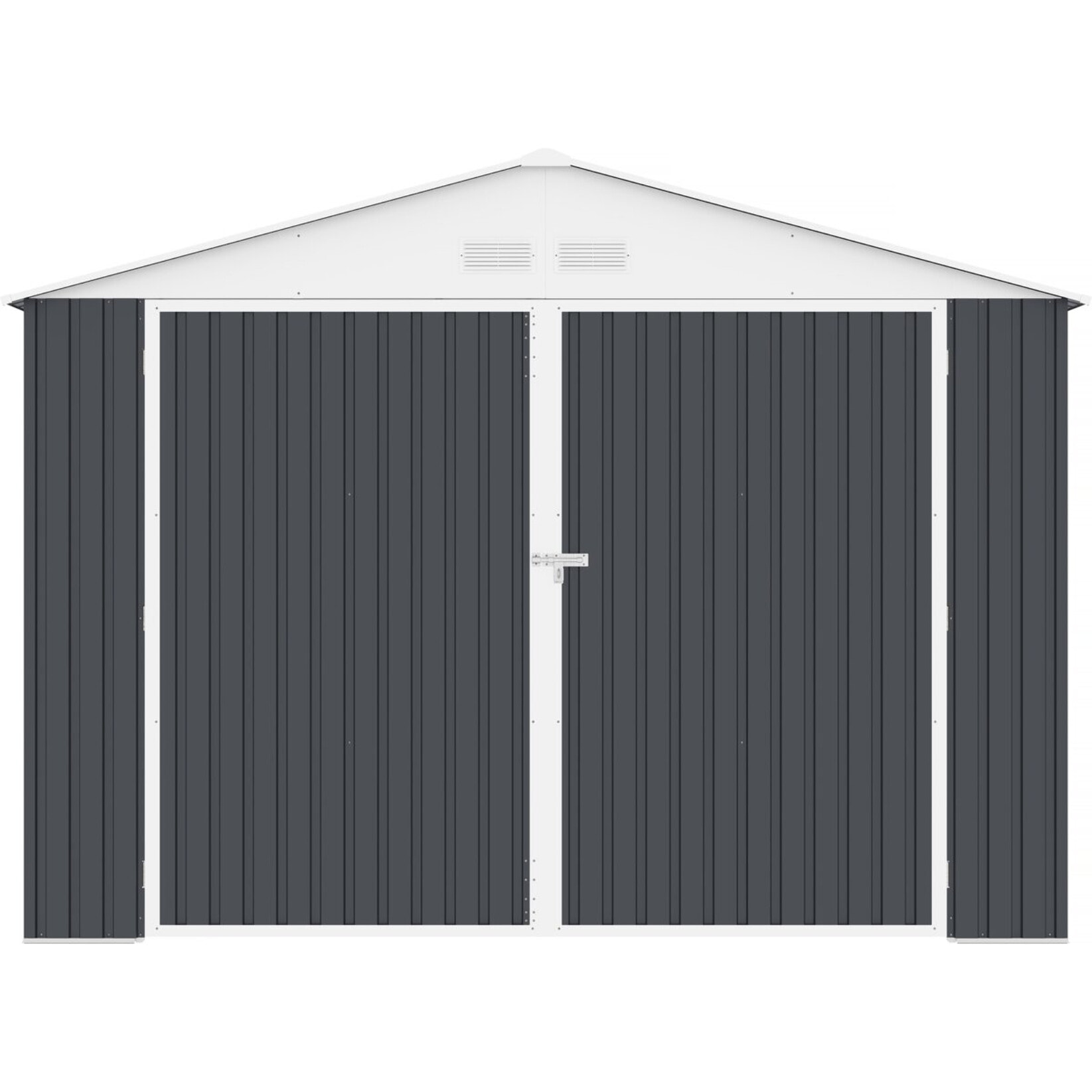 Garage en métal "Houston" 18,56m²  - Anthracite