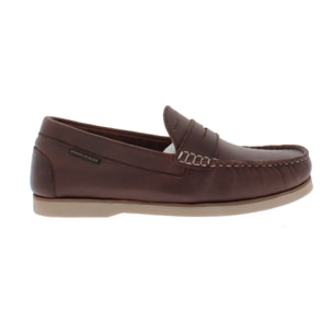 Armata di Mare Scarpe Uomo Mocassini Penny Loafer in Vera Pelle Comfort AMU SS23F389 Burgundy