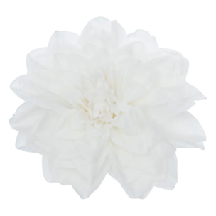 Sujet fleur neige 20cm PS blanc