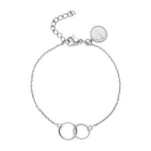 Bracciale Circles Twist Acier