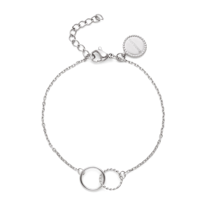 Bracciale Circles Twist Acier