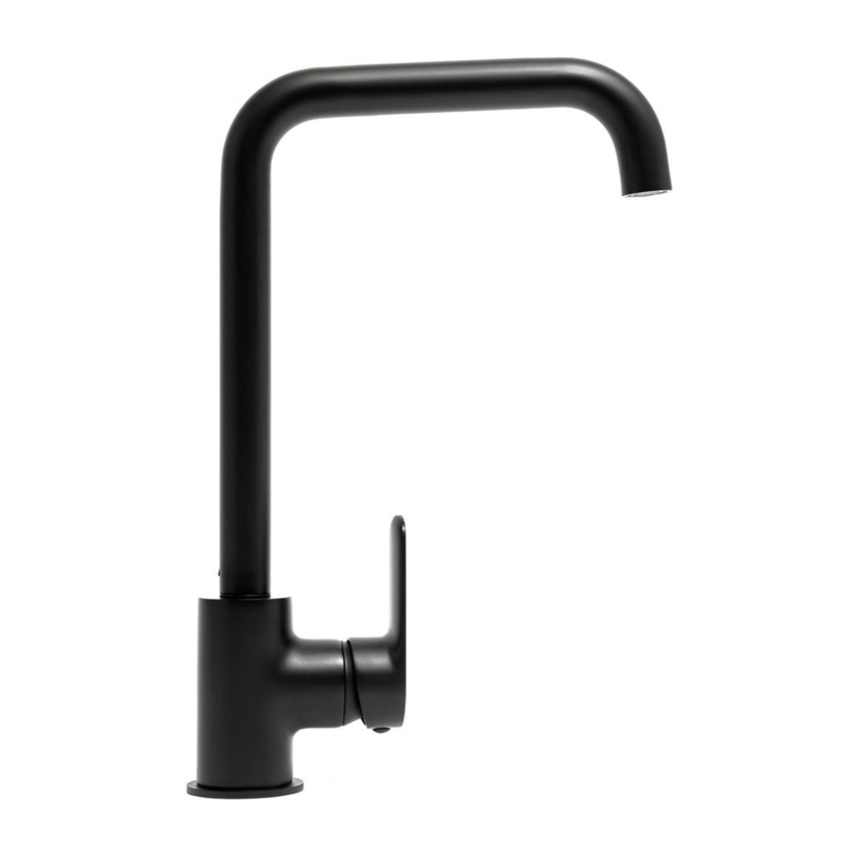 Mélangeur évier Swiss Aqua Technologies Mood avec bras pivotant noir mat SATBSMOOD280LC