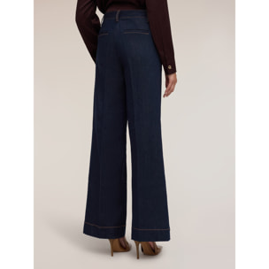 Motivi - Jeans palazzo sartoriale - Blu