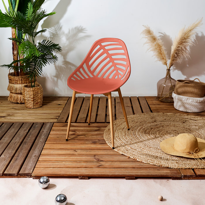 Chaise Alameda Terracotta - Lot De 4