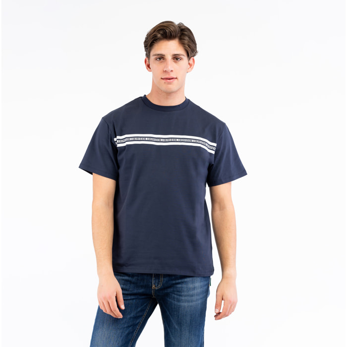 BIKKEMBERGS t-shirt uomo dress blue