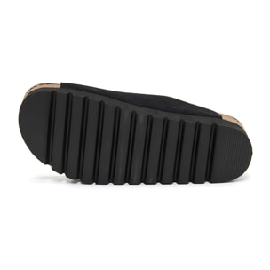 SANDALO CON ZEPPA BILLOWY NERO