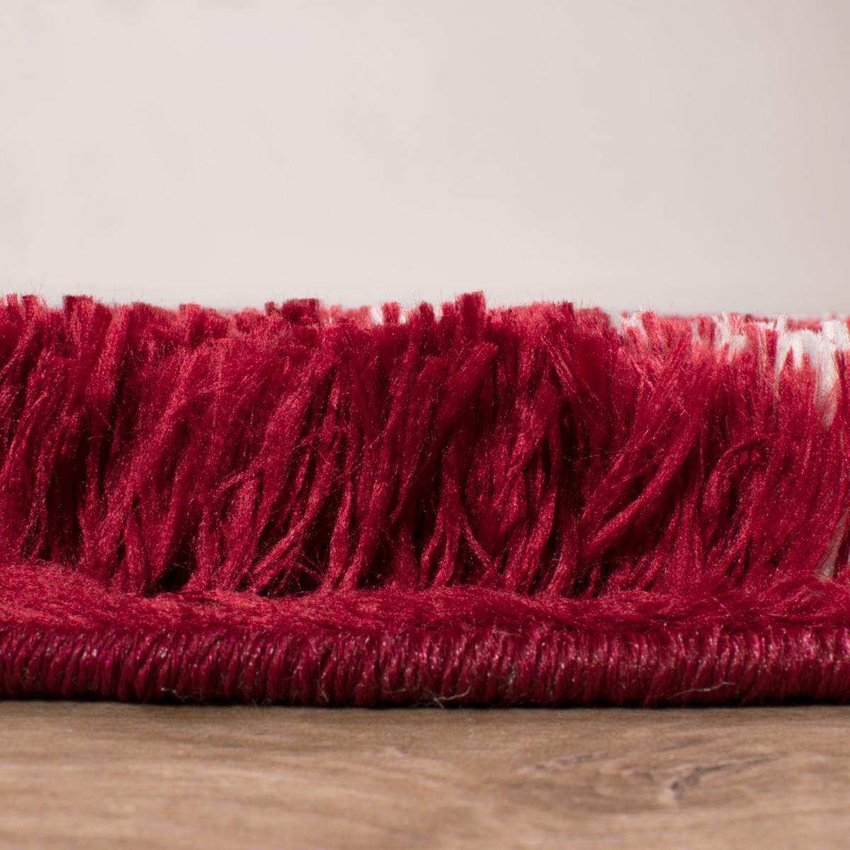 Tapis shaggy tissé motif abstrait KEBE