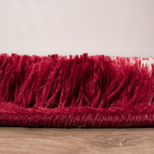 Tapis shaggy tissé motif abstrait KEBE