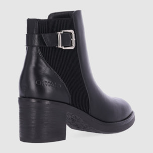 Botines - Negro - Tacón: 6 cm