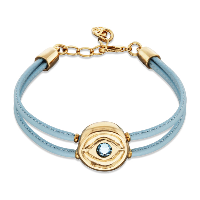 Pulsera SER INTUITIVA AZUL CLARO M