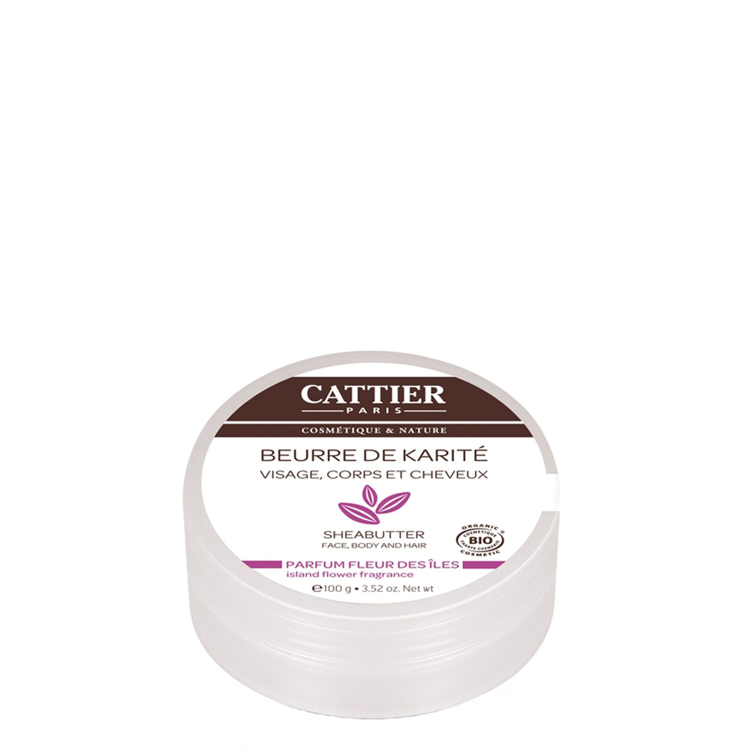 Beurre de Karité Parfum Fleur de Îles - Visage, Corps & Cheveux 100 g