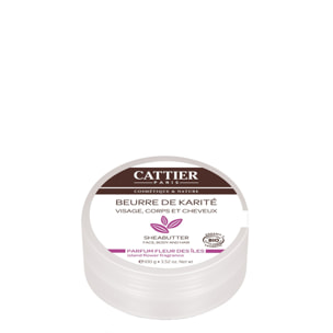 Beurre de Karité Parfum Fleur de Îles - Visage, Corps & Cheveux 100 g