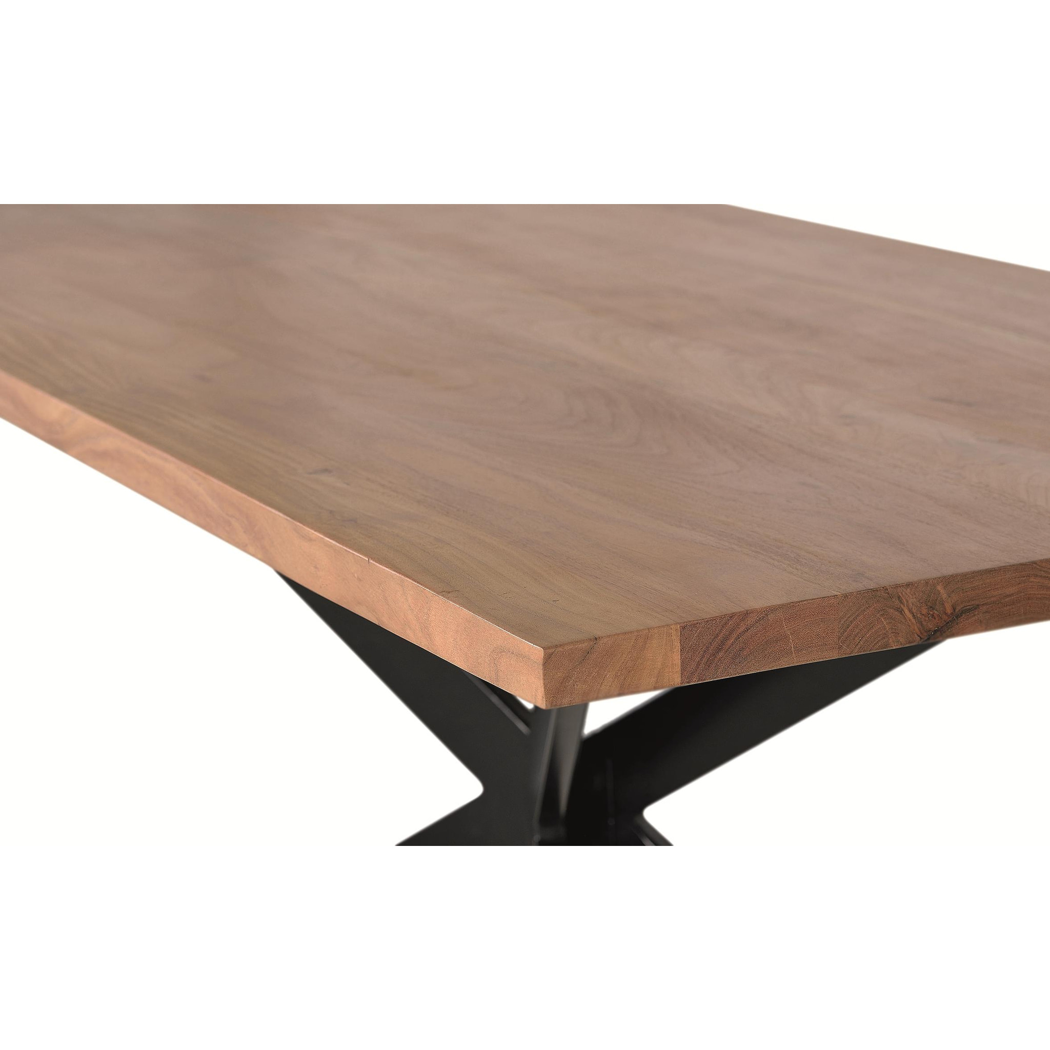 Mesas de Comedor de Madera de Acacia 180 Cm Estilo Industrial
