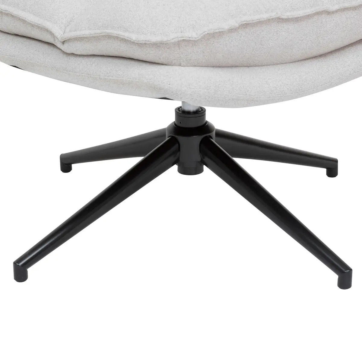 Fauteuil pivotant "Harper" lin