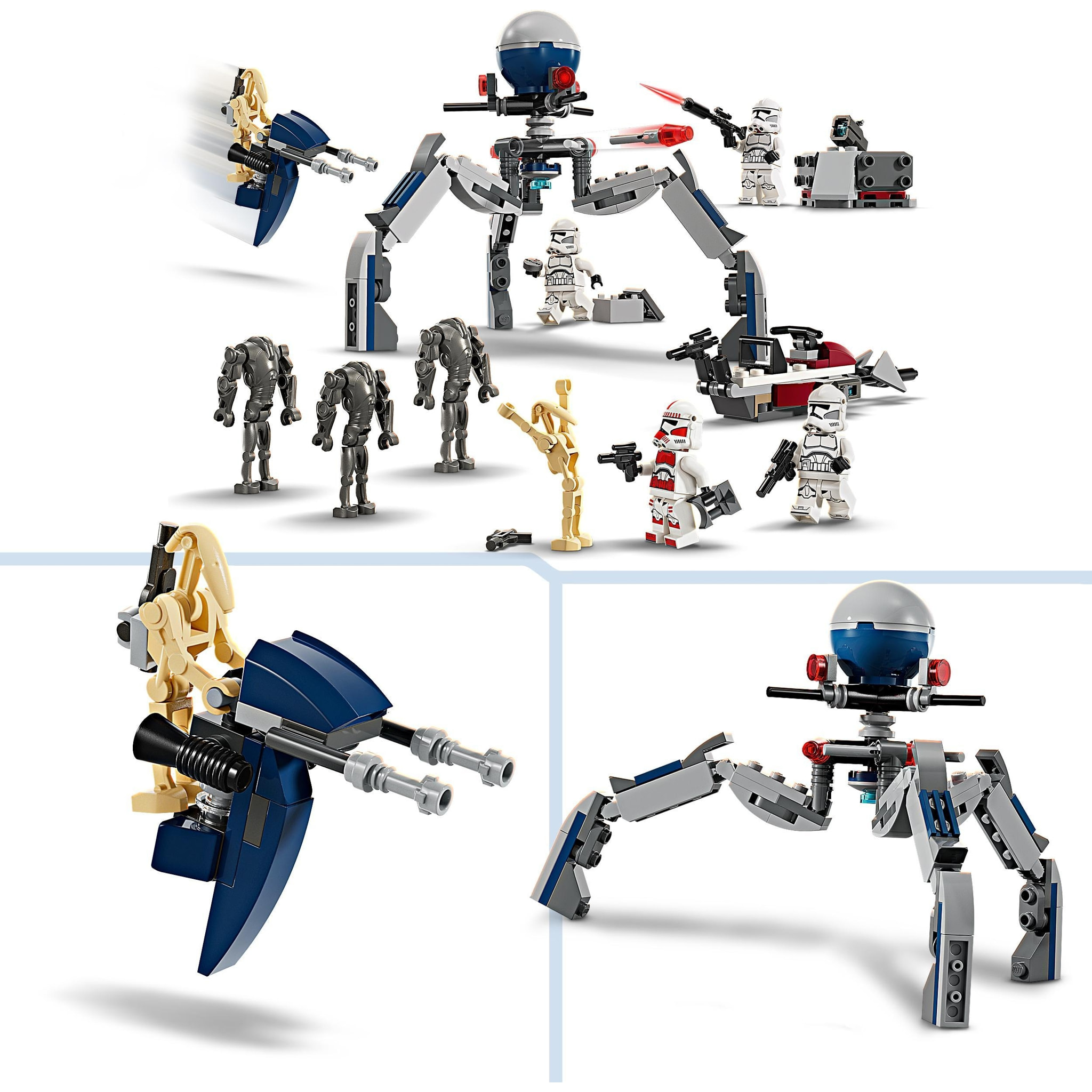 LEGO STAR WARS 75372 - BATTLE PACK CLONE TROOPER E BATTLE DROID