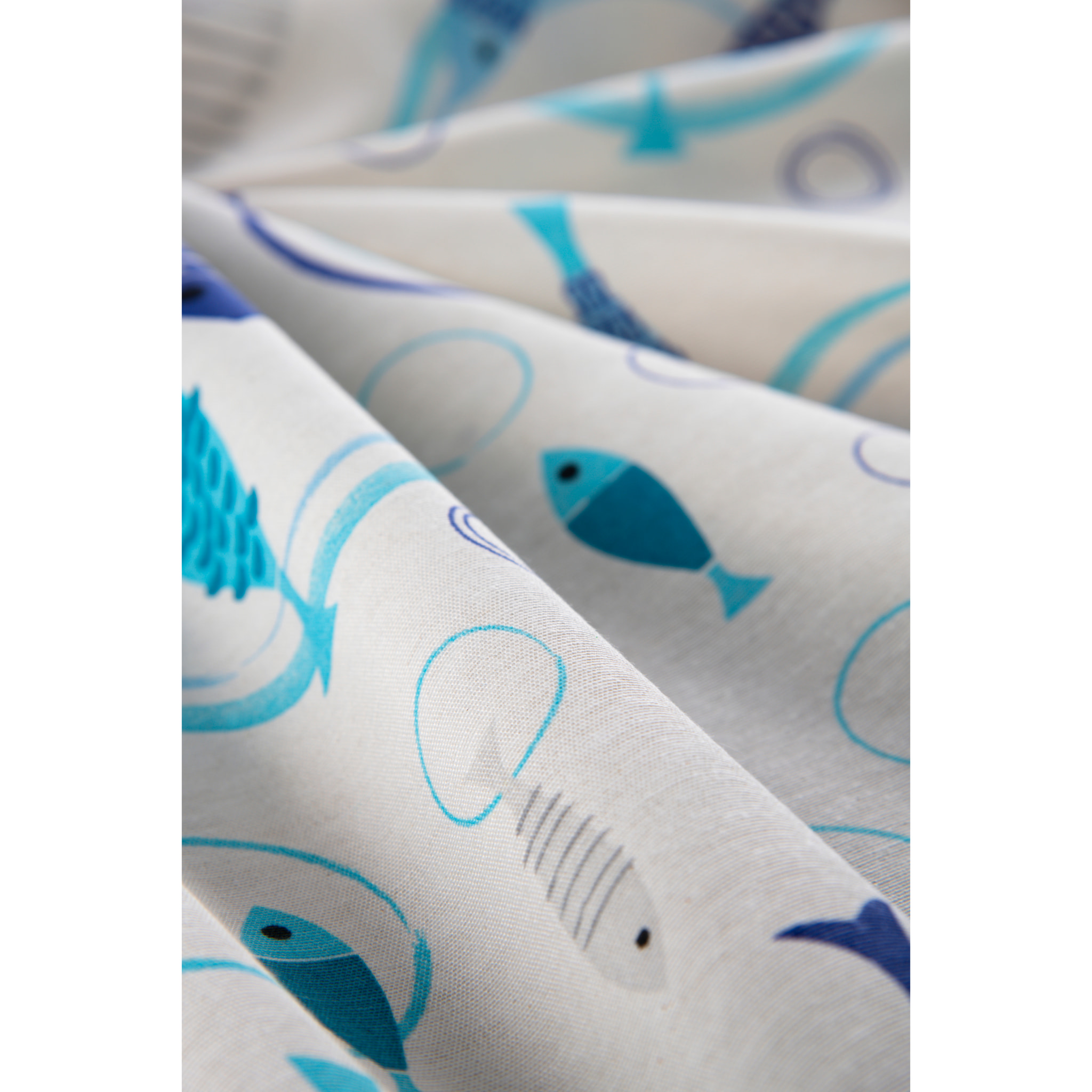 Nappe 140×240 Excelsa – North Sea, Coton Multicolore