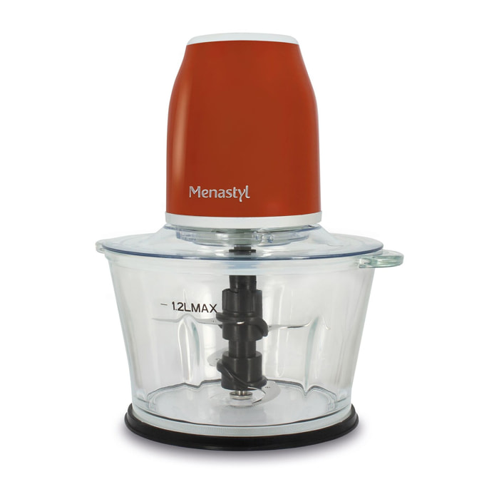 Hachoir électrique 1,2L brique RETRO