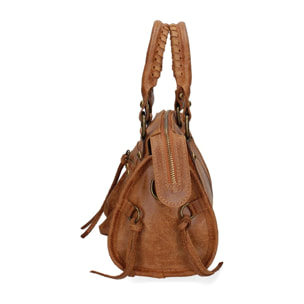 Borsa a spalla da donna - Modello Erisia - Vera pelle - 25.0 x 15.0 x 10.0 cm