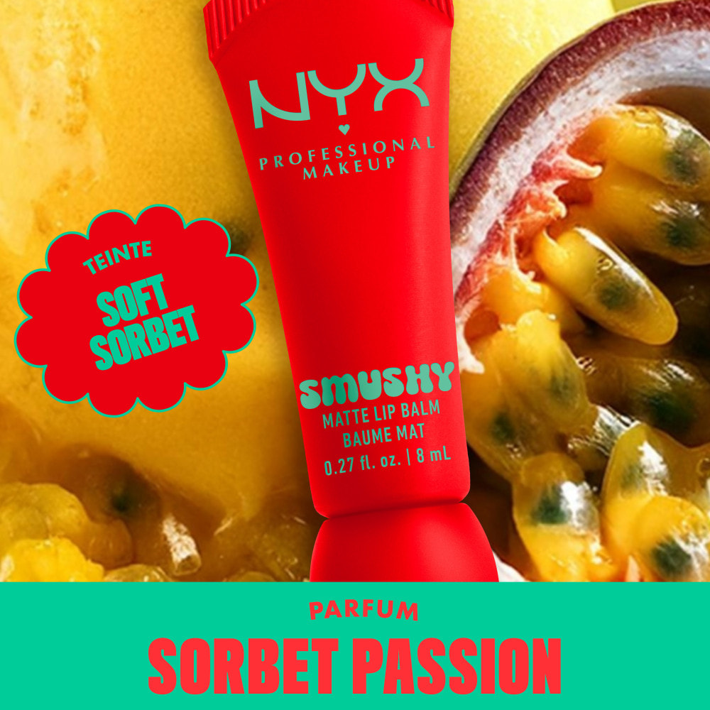 NYX Professional Makeup Smushy baume à lèvres teinté Soft Sorbet