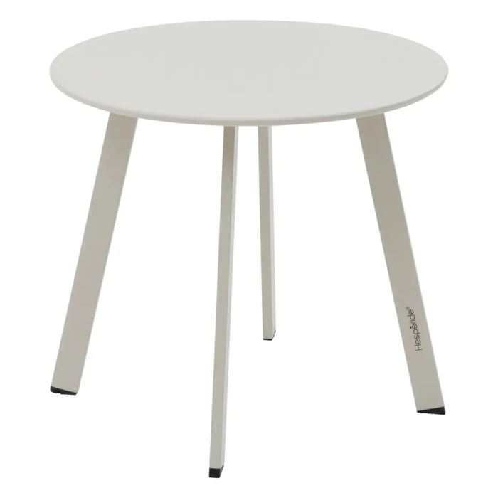 Table d appoint de jardin ronde "Saona" argile 50 x 45cm en acier