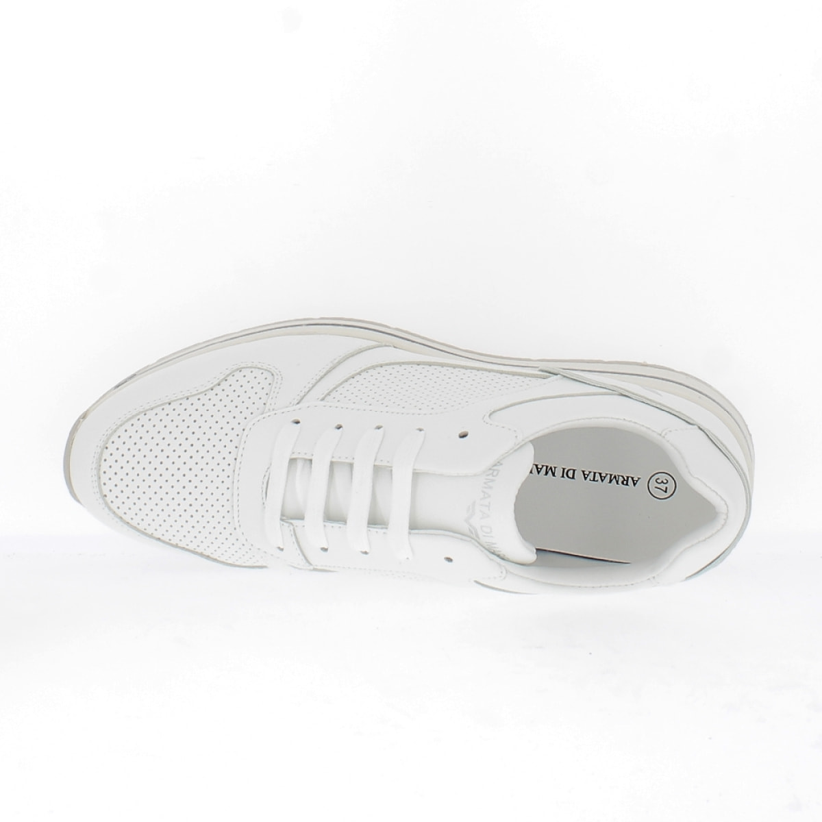 Armata di Mare Scarpe Donna Sneakers Casual in Ecopelle con Zip Laterale AMD SS31H08 White