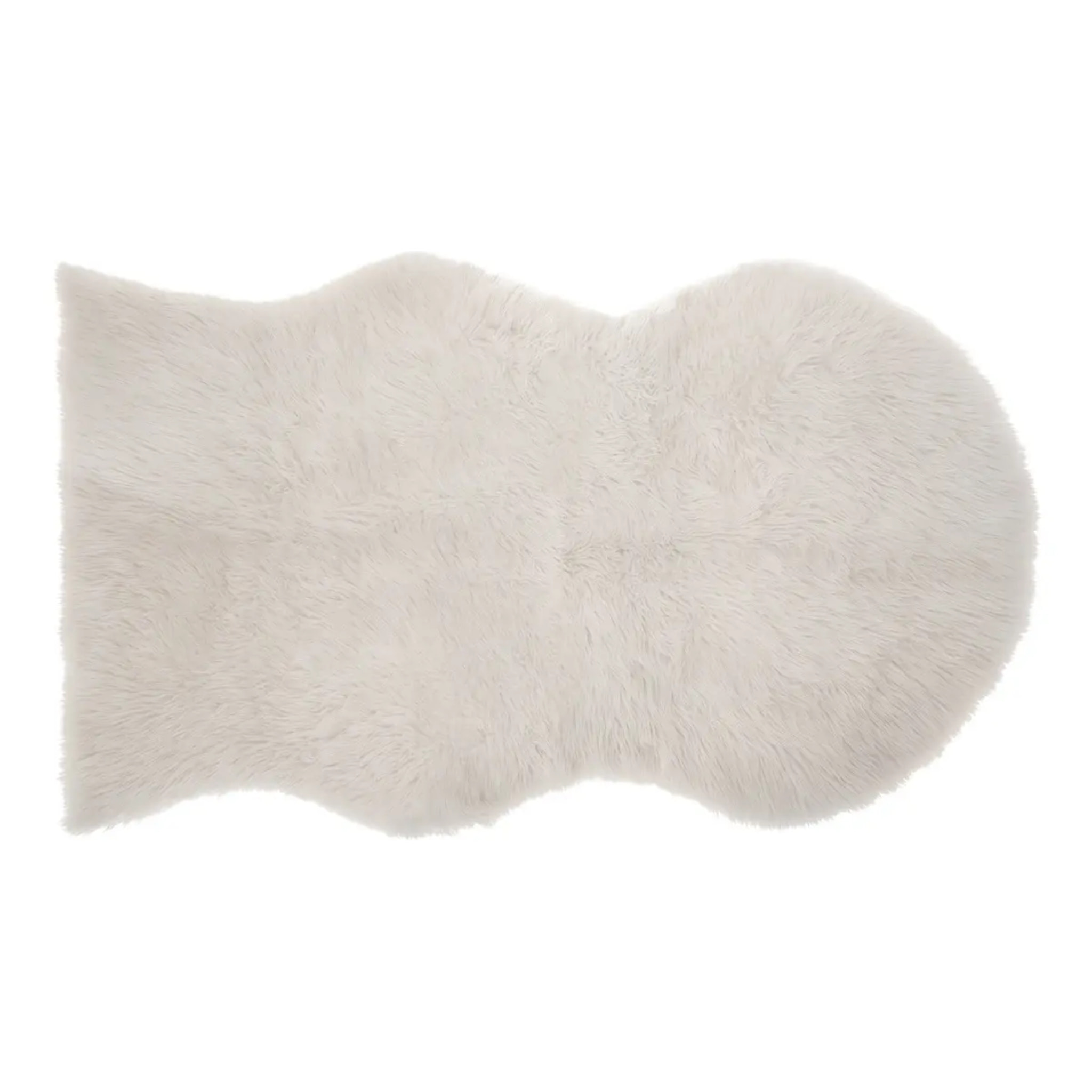 Tapis "Oslo" blanc ivoire 90x150cm