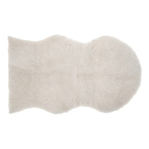 Tapis "Oslo" blanc ivoire 90x150cm