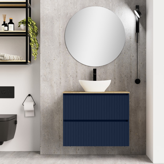 Conjunto de baño Hali Alday, 80 cm, Navi Blue