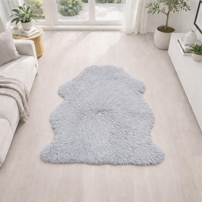 Authentique peau de mouton chaude et épaisse