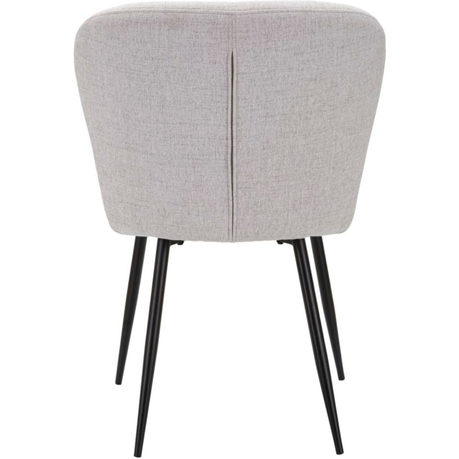 SEDIA LOSANNA GRIGIA SET 2 PZ CM 58X60,5X85