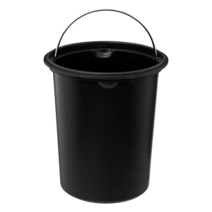 Poubelle métal soft close 3L bambou métal