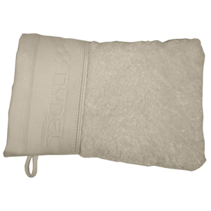 Lot de 2 gants de toilette - 100 % coton bio 700 g/môì