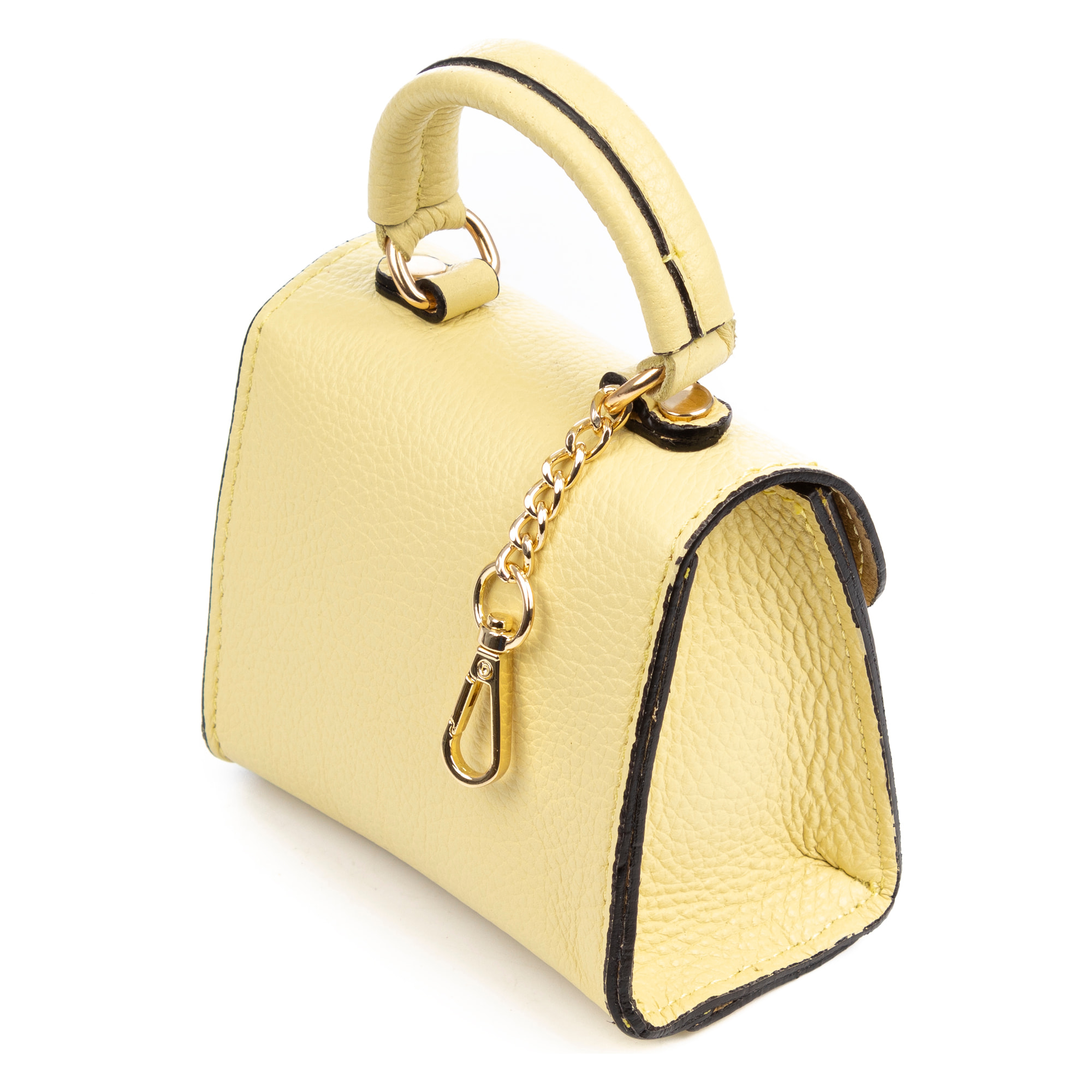 Annicco mini bolso de mano y bandolera mujer. Piel auténtica acabado Dollaro.