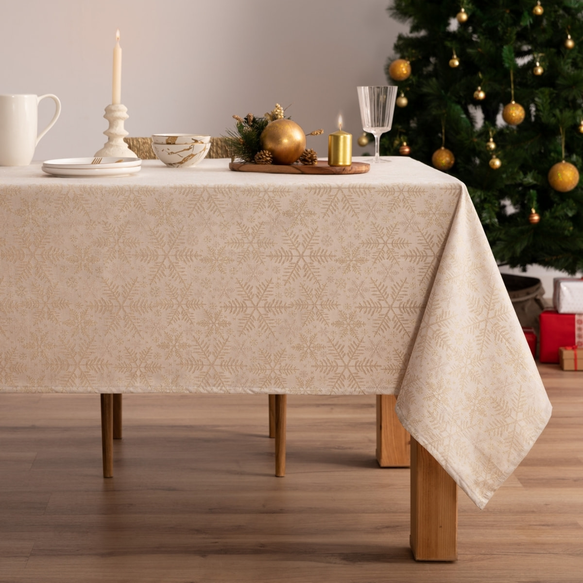 Mantel antimanchas LOANA GOLD