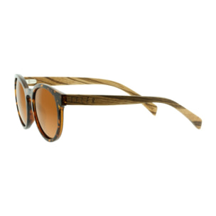 Gafas de Sol Feler 1507-7 - TORTOISE Polarizadas de Madera Unisex 51 mm