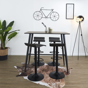 Tabouret De Bar Reglable Dante - Lot De 2