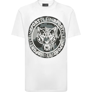 PLEIN SPORT T-Shirt Round Neck CARBON TIGER