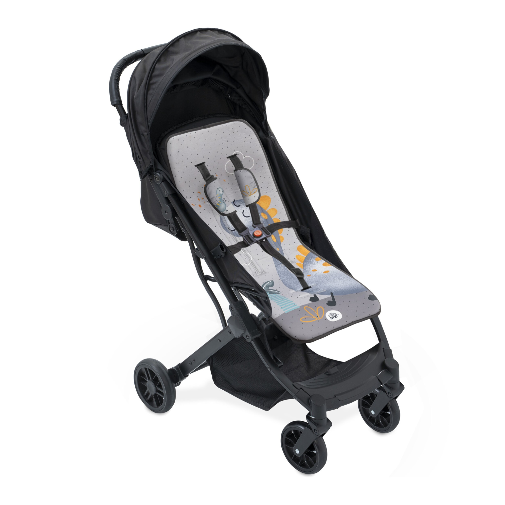 Colchoneta Modelo Dino Palmera Gris