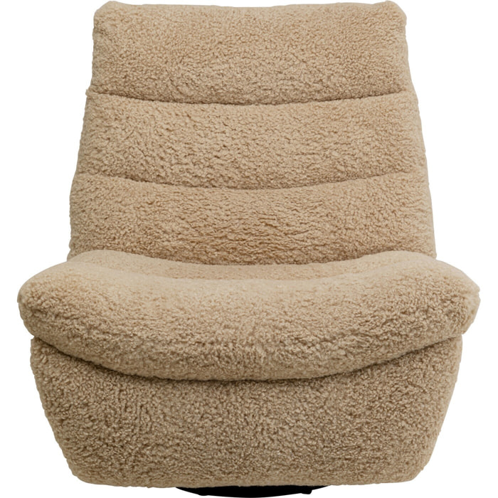 Fauteuil Tilda relax bouclé Kare Design