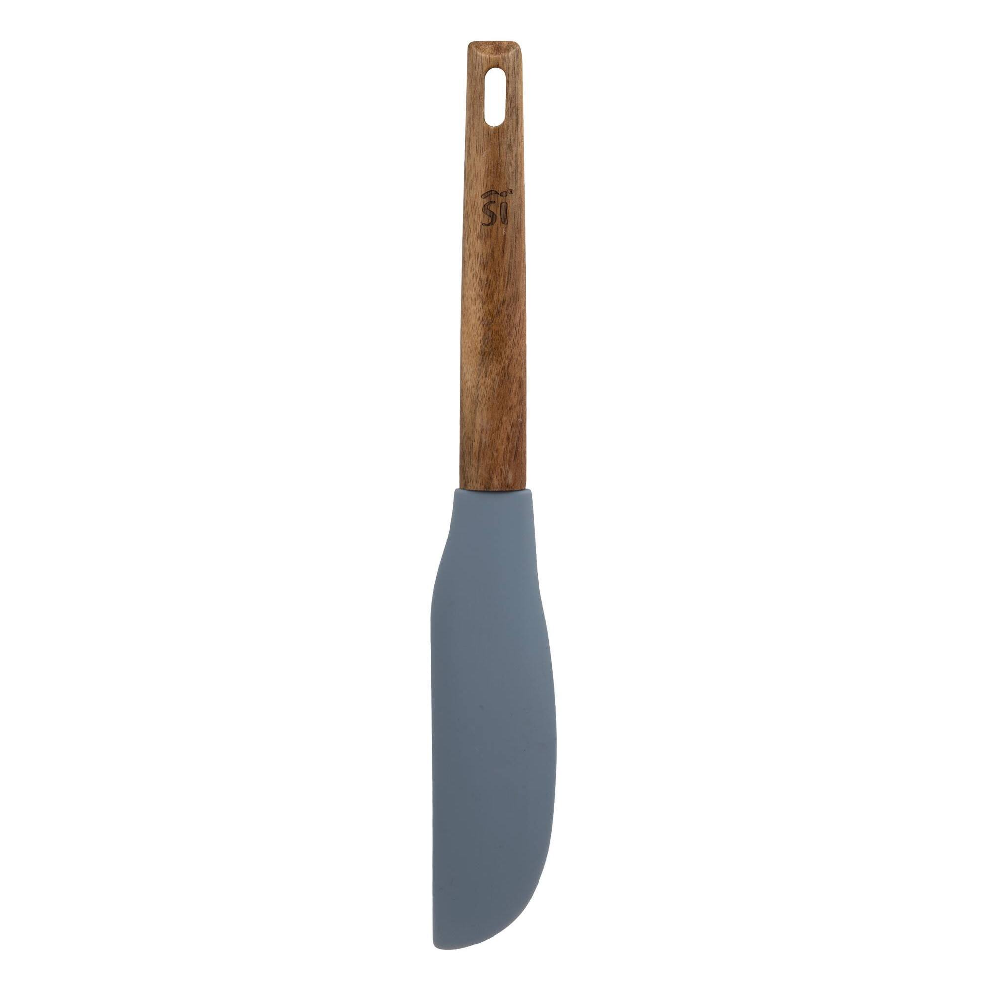Set de 5 utensilios de cocina de silicona y madera de acacia san ignacio