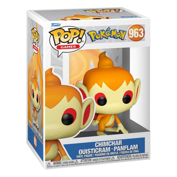 Pokemon Pop! Games Figure in Vinile Chimchar (EMEA) 9 Cm Funko