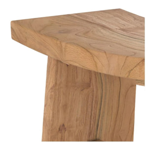Tabouret en bois de teck recyclé - Eka
