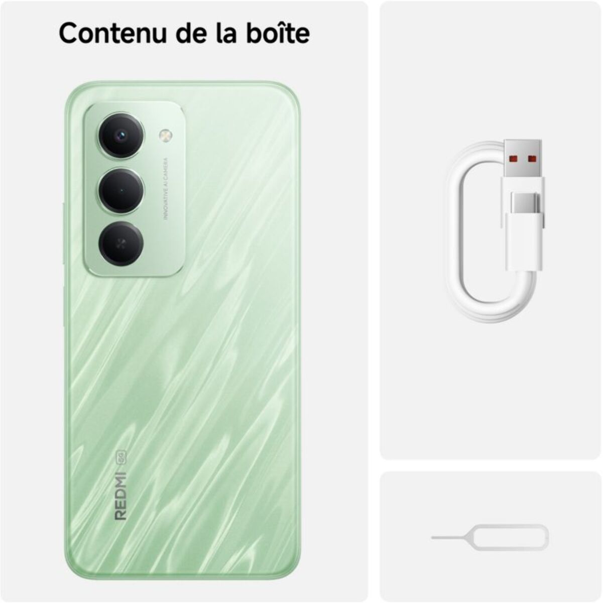 Smartphone XIAOMI Redmi 15 Vert 256Go 5G