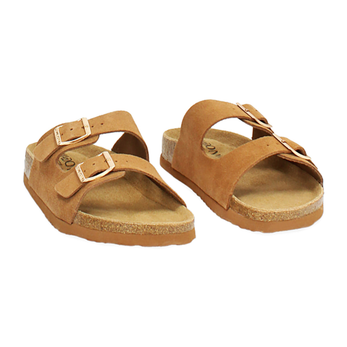 Fussbett donna cognac in camoscio