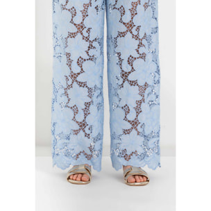 Kocca - Pantaloni palazzo in pizzo Donna